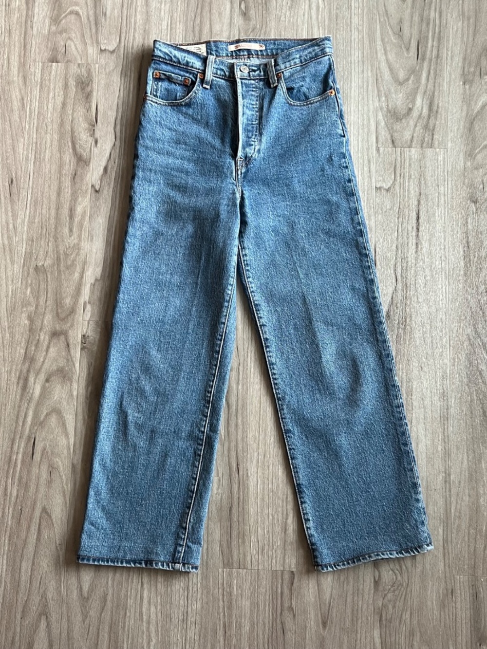 Levi Ribcage Straight Ankle Jeans (Georgie, 25, EUC)